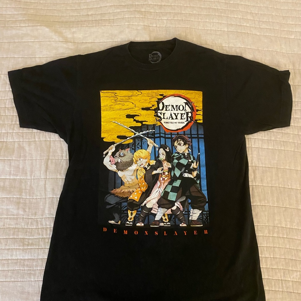 Demon Slayer Black Graphic T-Shirt